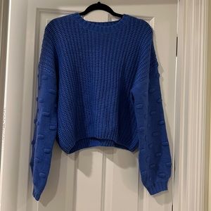 Blue sweater